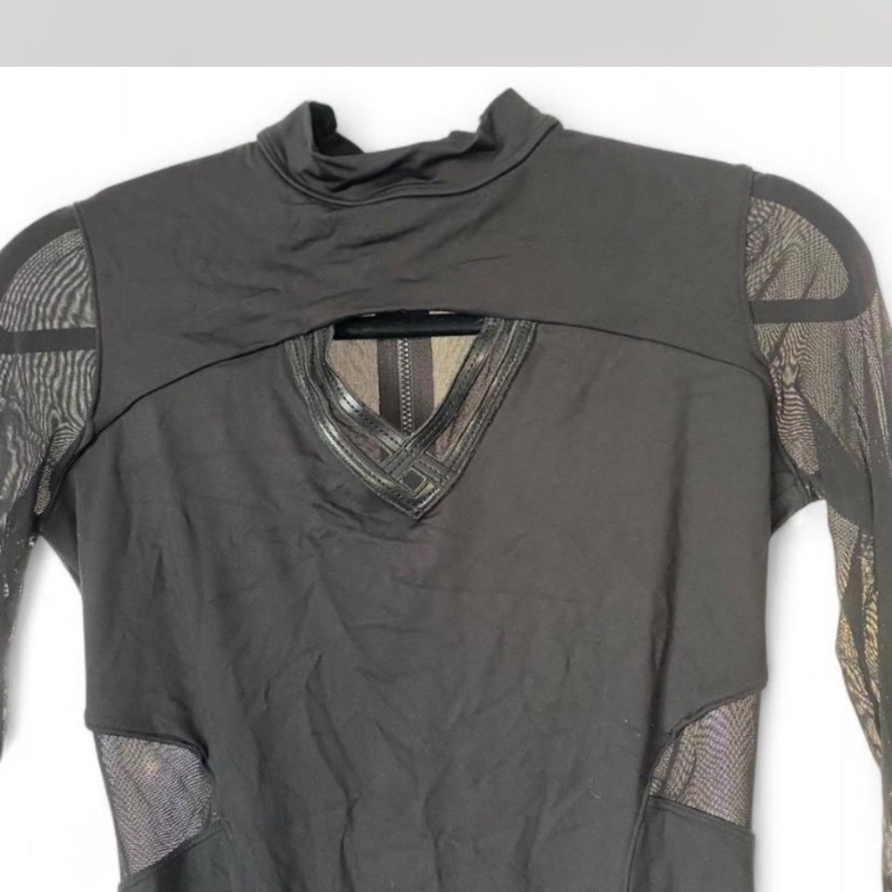 Black Mesh Bloch leotard
